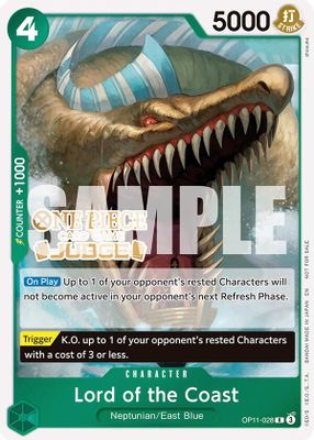 Lord of the Coast OP11-028 card