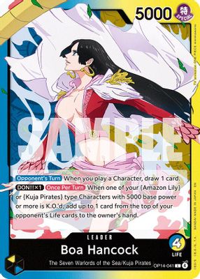 Boa Hancock OP14-041 card