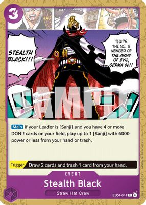 Stealth Black EB04-041 card