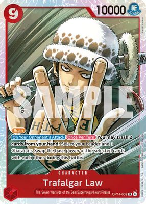 Trafalgar Law OP14-009 card
