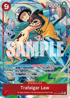 Trafalgar Law OP14-009 card