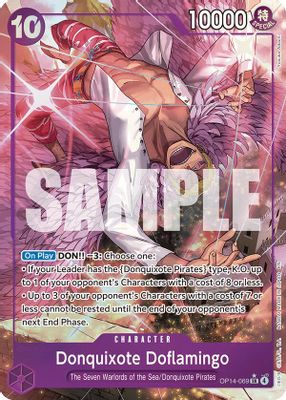 Donquixote Doflamingo OP14-069 card