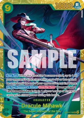 Dracule Mihawk OP14-119 card