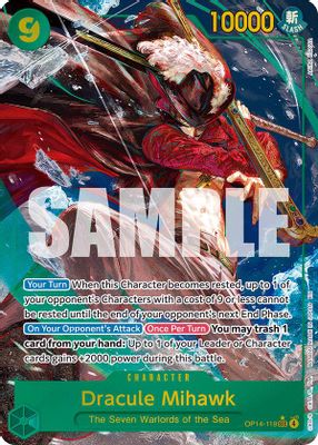 Dracule Mihawk OP14-119 card