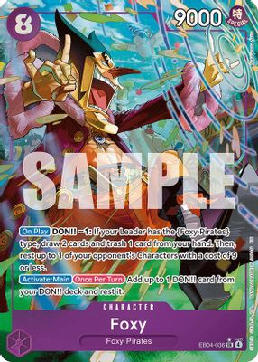 Foxy EB04-036 card