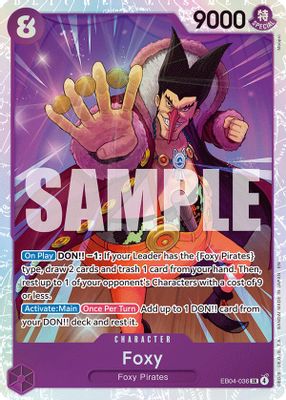 Foxy EB04-036 card