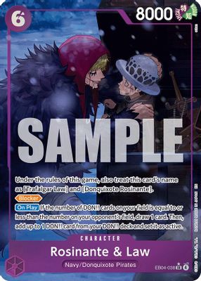 Rosinante & Law EB04-038 card