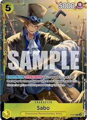 Sabo P-073 card