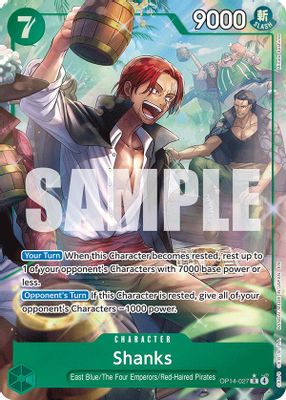 Shanks OP14-027 card