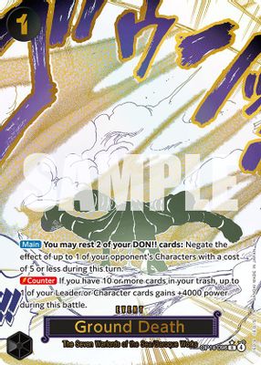 Ground Death OP14-096 card