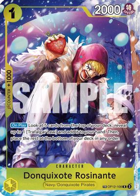 Donquixote Rosinante OP12-108 card