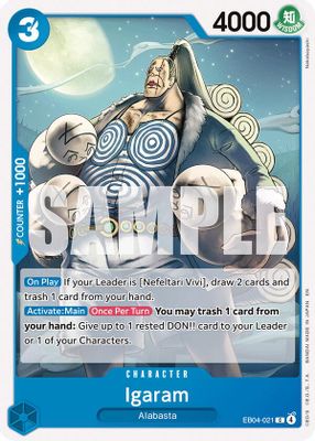 Igaram EB04-021 card