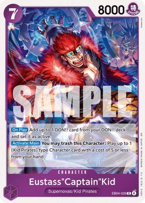 Eustass"Captain"Kid EB04-039 card