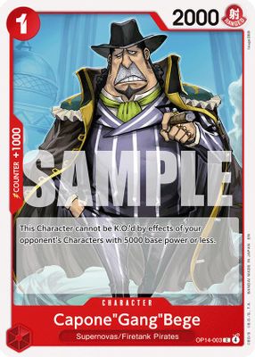 Capone"Gang"Bege OP14-003 card