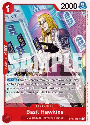 Basil Hawkins OP14-010 card