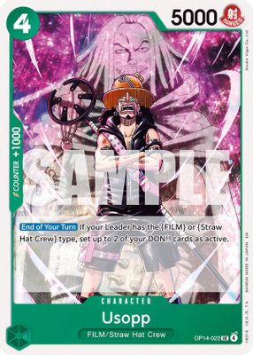 Usopp OP14-022 card