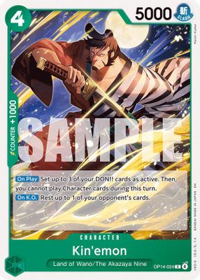Kin'emon OP14-024 card