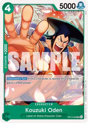 Kouzuki Oden OP14-026 card