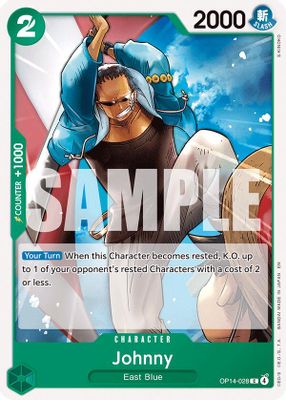 Johnny OP14-028 card