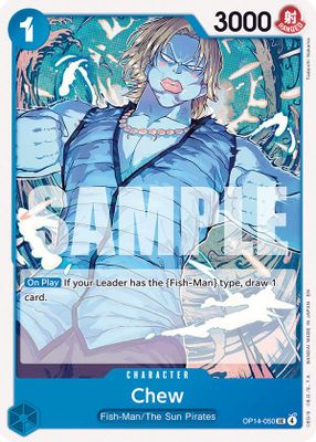 Chew OP14-050 card