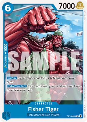 Fisher Tiger OP14-054 card