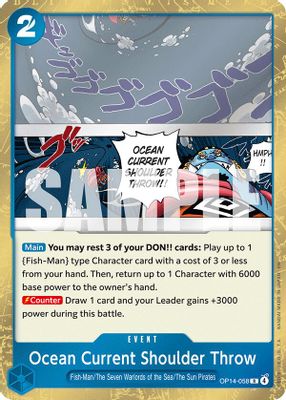 Ocean Current Shoulder Throw OP14-058 card