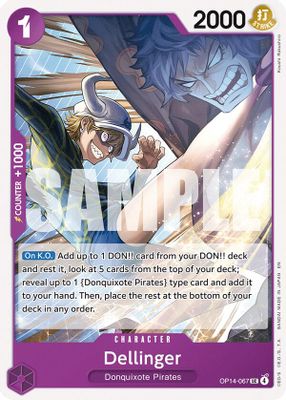 Dellinger OP14-067 card