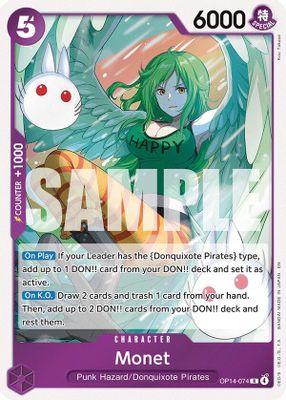 Monet OP14-074 card