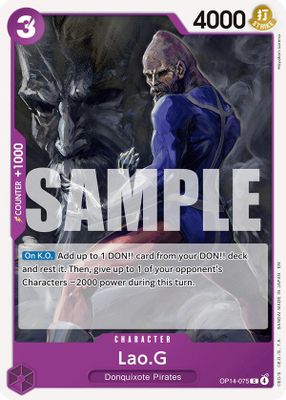 Lao.G OP14-075 card