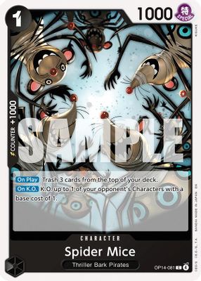 Spider Mice OP14-081 card