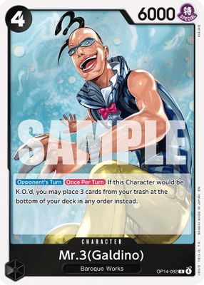 Mr.3 OP14-092 card
