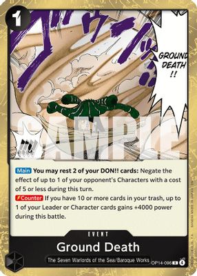 Ground Death OP14-096 card