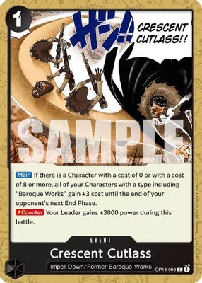 Crescent Cutlass OP14-098 card