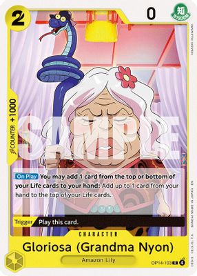 Gloriosa OP14-103 card