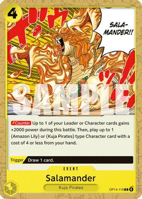 Salamander OP14-116 card