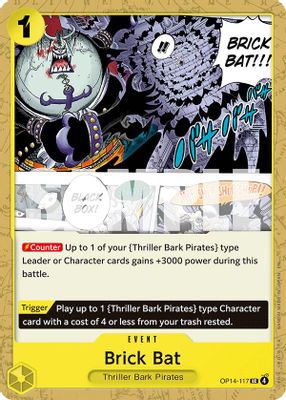 Brick Bat OP14-117 card