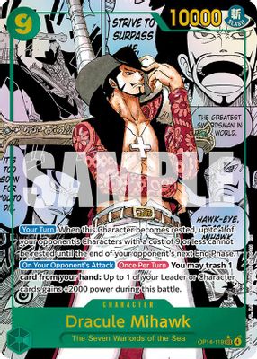 Dracule Mihawk OP14-119 card