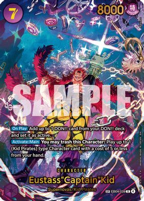Eustass"Captain"Kid EB04-039 card