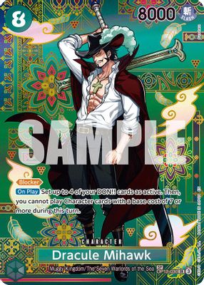 Dracule Mihawk OP12-030 card