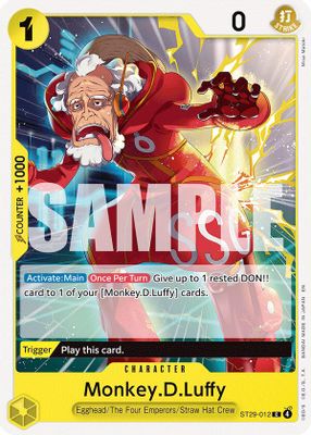 Monkey.D.Luffy ST29-012 card