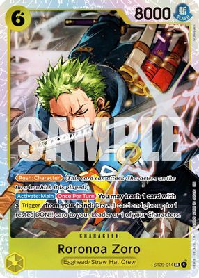 Roronoa Zoro ST29-014 card