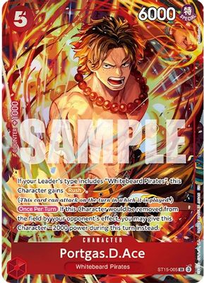 Portgas.D.Ace ST15-005 card
