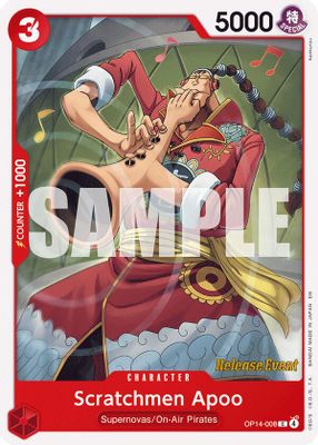 Scratchmen Apoo OP14-008 card
