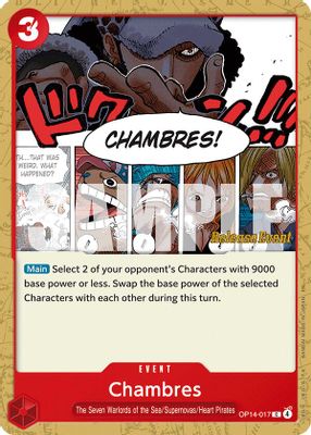 Chambres OP14-017 card