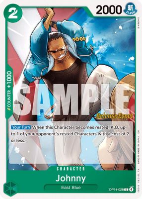 Johnny OP14-028 card