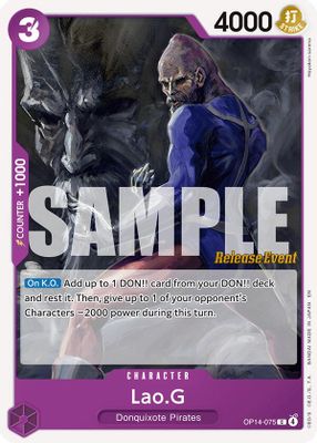 Lao.G OP14-075 card