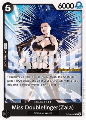 Miss Doublefinger OP14-086 card