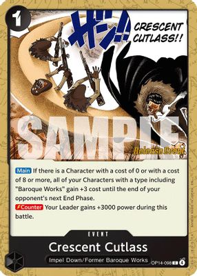 Crescent Cutlass OP14-098 card