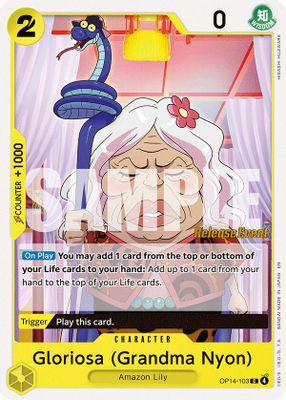 Gloriosa OP14-103 card