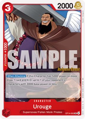 Urouge OP14-002 card